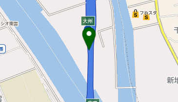 広島高速2号線 大州出入口 上り 出口の地図画像