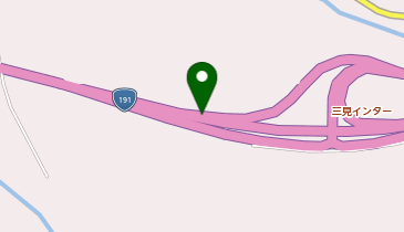 山陰自動車道 三見IC 上り 出口の地図画像