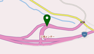 山陰自動車道 三見IC 上り 入口の地図画像
