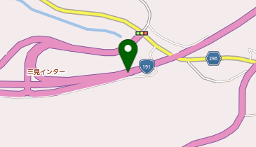 山陰自動車道 三見IC 下り 出口の地図画像