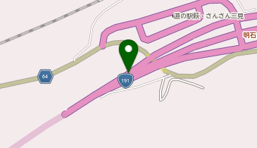 山陰自動車道 明石IC 上り 出口の地図画像