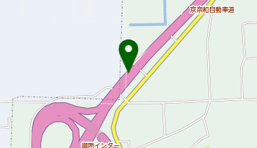京奈和自動車道 御所IC 上り 入口の地図画像
