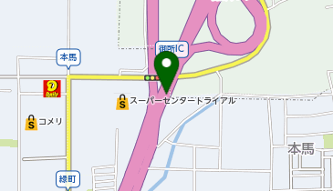 京奈和自動車道 御所IC 下り 入口の地図画像