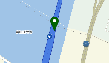 阪神4号湾岸線 岸和田北出入口 南行き 出口の地図画像