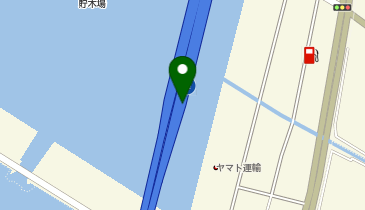 阪神4号湾岸線 岸和田北出入口 南行き 入口の地図画像