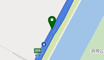 阪神4号湾岸線 浜寺出入口 北行き 入口の地図画像
