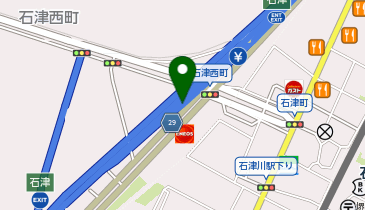 阪神4号湾岸線 石津出入口 南行き 入口の地図画像