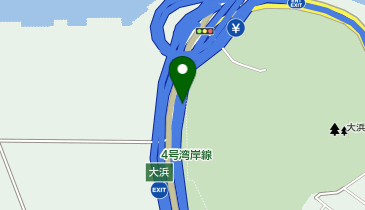 阪神4号湾岸線 大浜出入口 南行き 入口の地図画像