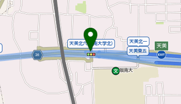 阪神6号大和川線 天美出入口 下り 出口の地図画像