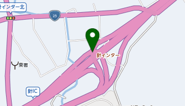 名阪国道 針IC 上り 入口の地図画像