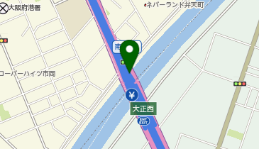 阪神17号西大阪線 大正西出入口 上り 出口の地図画像