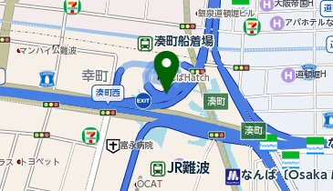 阪神1号環状線 湊町出入口 上り 入口の地図画像