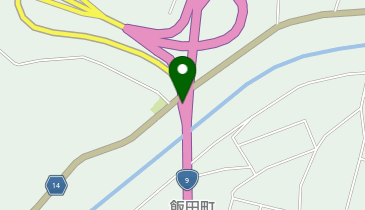 山陰自動車道 萩・石見空港IC 上り 出口の地図画像