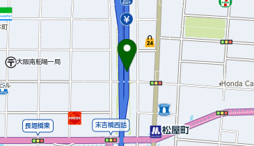 阪神1号環状線 長堀入口 上り 入口の地図画像