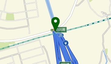 阪神31号神戸山手線 白川南出入口 下り 入口の地図画像