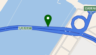 阪神5号湾岸線 尼崎東海岸出入口 上り(東行き) 出口の地図画像