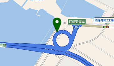 阪神5号湾岸線 尼崎東海岸出入口 下り(西行き) 入口の地図画像