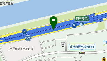 阪神5号湾岸線 南芦屋浜出入口 下り(西行き) 入口の地図画像