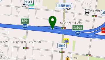 阪神12号守口線 森小路出入口 下り 出口の地図画像