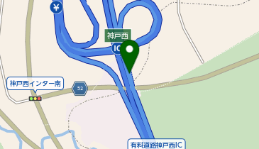 神戸淡路鳴門自動車道 神戸西IC 下り 入口の地図画像