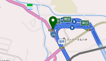 阪神7号北神戸線 箕谷出入口 西行き 出口の地図画像