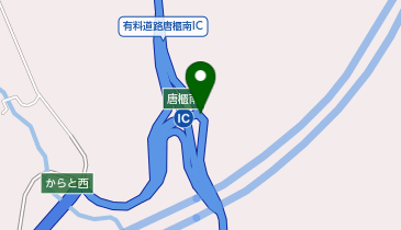 六甲有料道路 唐櫃南IC 上り 入口の地図画像