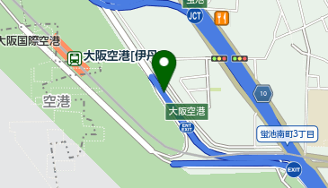 阪神11号池田線 大阪空港出入口 上り 入口の地図画像