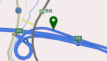 阪神7号北神戸線 五社出入口 西行き 入口の地図画像