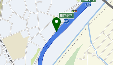 阪神11号池田線 川西小花出入口 下り 出口の地図画像