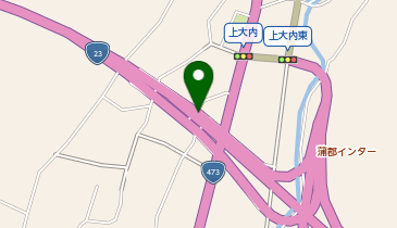 名豊道路 蒲郡IC 上り 出口の地図画像