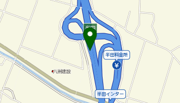 南知多道路 半田IC 上り 出口の地図画像