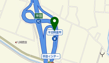 南知多道路 半田IC 下り 入口の地図画像