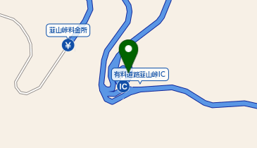 伊豆スカイライン 韮山峠IC 下り 入口の地図画像