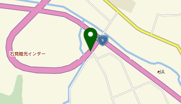 山陰自動車道 石見福光IC 上り 入口の地図画像