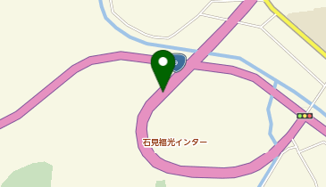 山陰自動車道 石見福光IC 下り 出口の地図画像