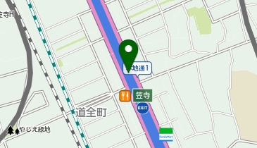 名古屋3号大高線 笠寺出入口 下り 出口の地図画像