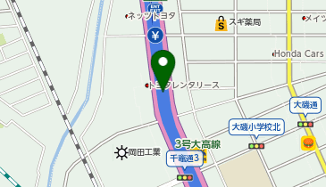 名古屋3号大高線 呼続出入口 下り 入口の地図画像