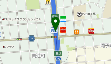 名古屋3号大高線 高辻出入口 上り 出口の地図画像