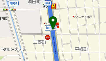 名古屋3号大高線 高辻出入口 下り 入口の地図画像
