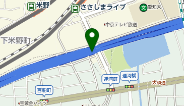 名古屋5号万場線 黄金出入口 下り 出口の地図画像