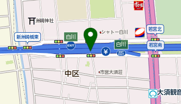 名古屋2号東山線 白川出入口 下り 入口の地図画像