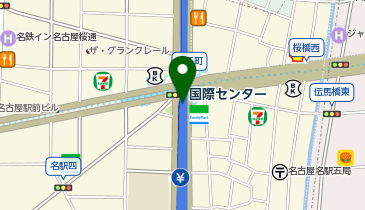 名古屋都心環状線 名駅入口 上り 入口の地図画像