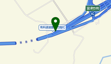 富津館山道路 富津竹岡IC 上り 出口の地図画像