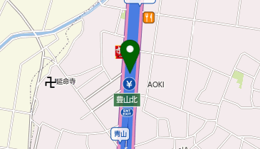 名古屋11号小牧線 豊山北出入口 北行き 入口の地図画像