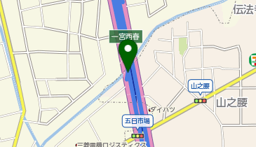 名古屋16号一宮線 一宮西春出入口 下り 入口の地図画像