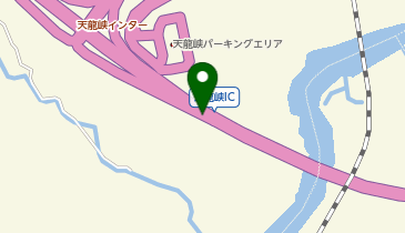 三遠南信自動車道 天龍峡IC 上り 出口の地図画像