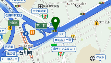 神奈川3号狩場線 横浜公園出入口 下り 出口の地図画像