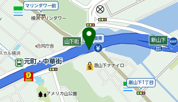 神奈川3号狩場線 新山下出入口 下り 入口の地図画像