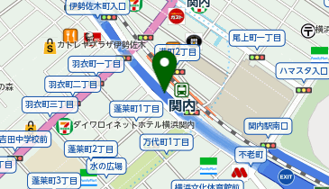 神奈川1号横羽線 横浜公園出入口 下り 出口の地図画像