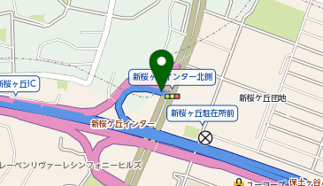 横浜新道 新桜ヶ丘IC 上り 入口の地図画像